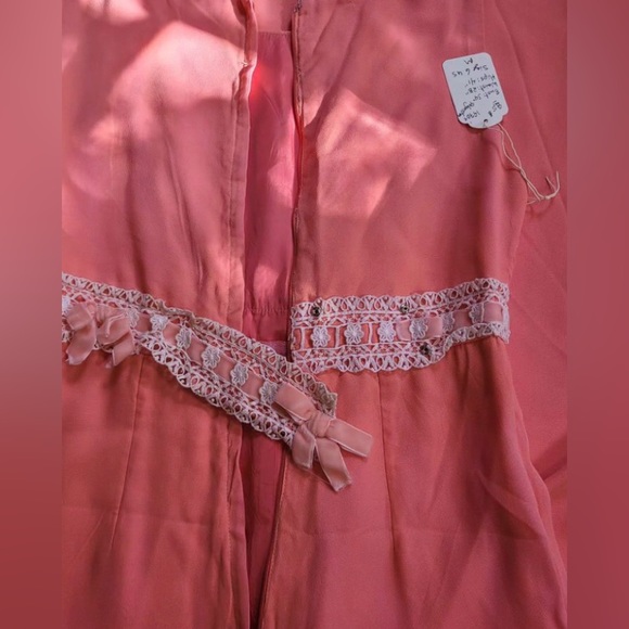 🥳Host Pick🥳 Vintage 1970s Retro Jumpsuit. Handmade, adorable, flowing.US6. - Picture 2 of 4